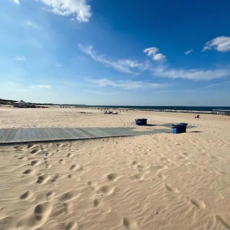 Deluxe Suite, 150 Meters To Beach, Large Balcony, Parking, Lift, Porta Mare Lesne Tarasy Daire *